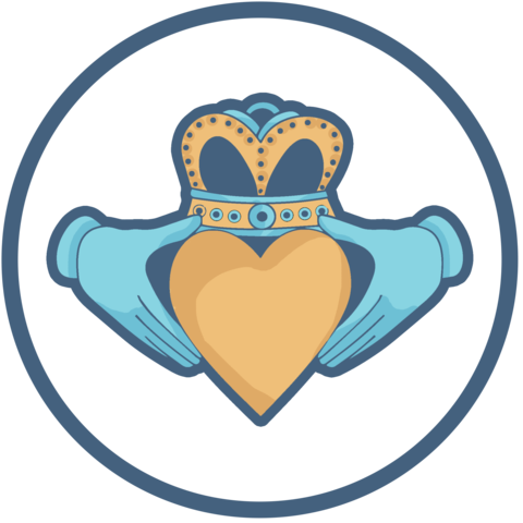 The Claddagh Celtic Symbol - Claddagh (480x480), Png Download