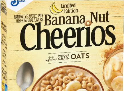 Banana Nut Cheerios (640x320), Png Download