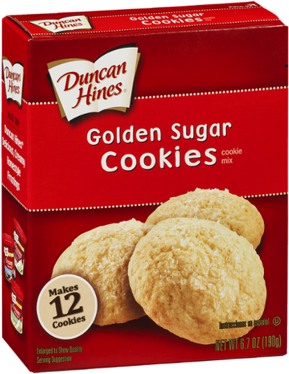 Duncan Hines Golden Sugar Cookies (600x600), Png Download