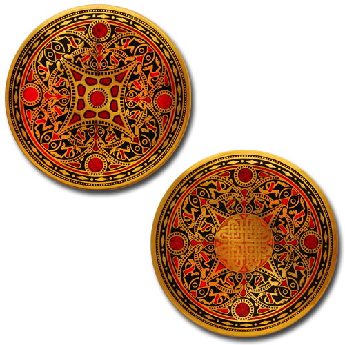 Celtic Symbols For Friendship - Celtic Circle Of Life Geocoin (500x500), Png Download