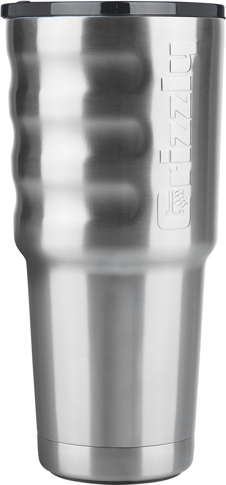 Grizzly Grip Cup 32 Oz - Stainless Steel (1200x1050), Png Download