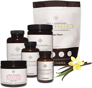 Life's Abundance Nutrition Bundle Vanilla - Life’s Abundance Minerals & Antioxidants (tropical (400x400), Png Download