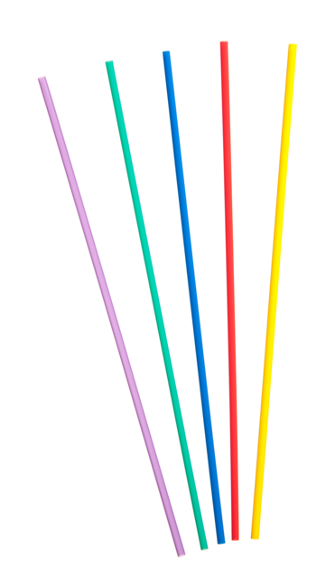 Drinking Straw, Pp, 21cm, Assorted - Wrapping Paper (640x640), Png Download