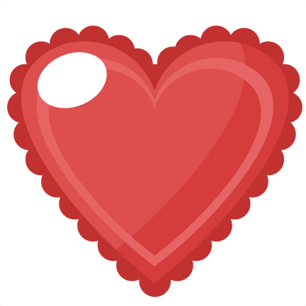 Valentine Heart Svg Cutting Files Valentines Day Clipart - Feirao Dos Cabelos Madureira (432x432), Png Download