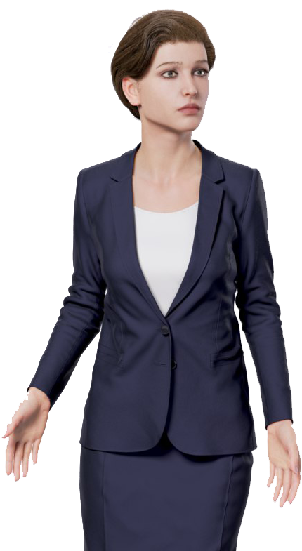Woman In Suit Transparent Background Png (1480x800), Png Download