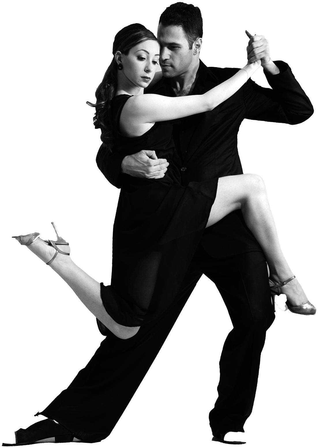 Tango Is A Popular Among Passionate Dancers - Personas Bailando Salsa Png (1300x1837), Png Download