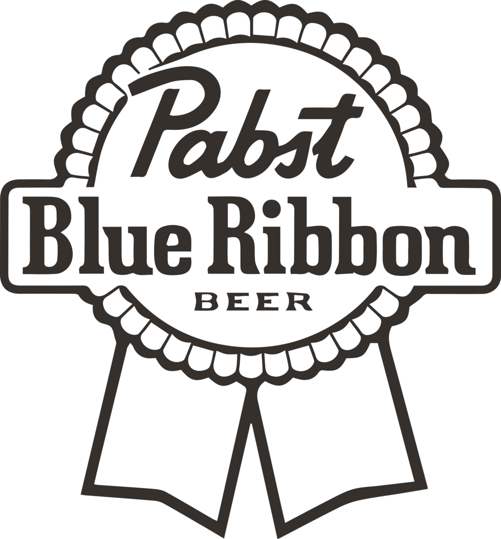 Dekni Creations - Past Blue Ribbon Beer T-shirt (1000x1076), Png Download