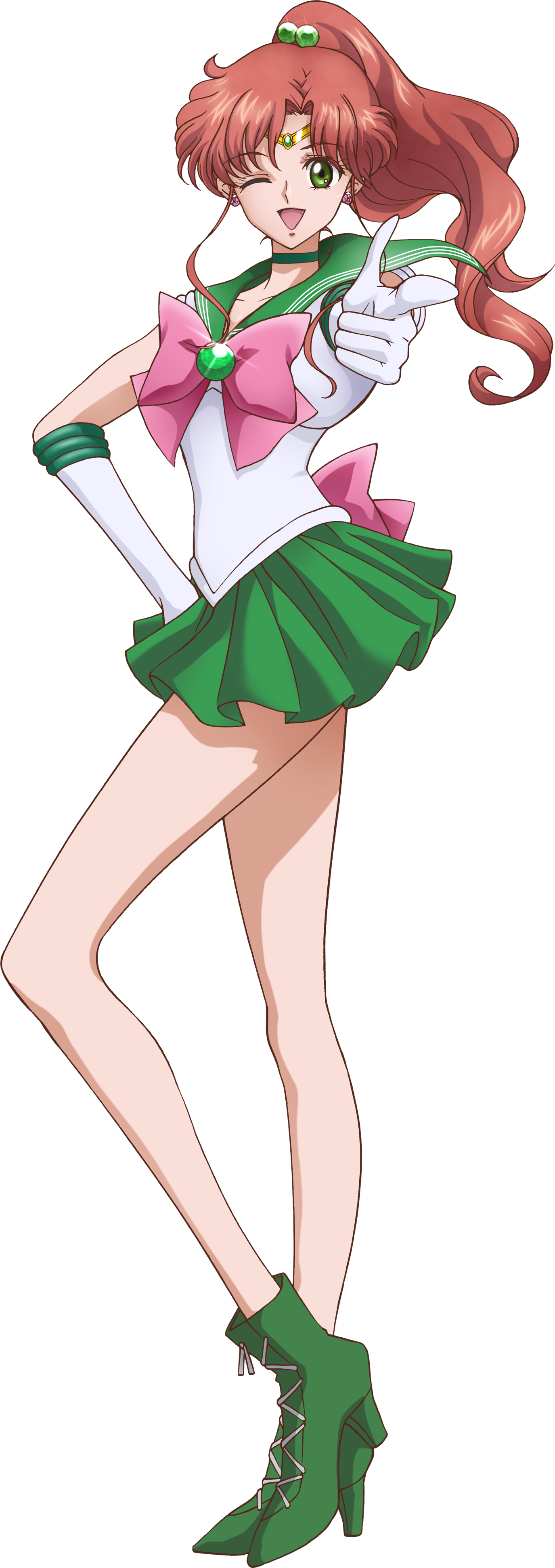 Sailor Jupiter - Sailor Jupiter Crystal Png (1375x3881), Png Download