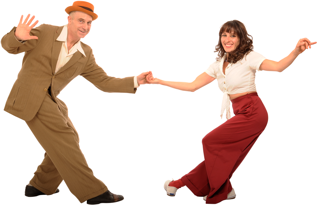 Paolo Swings - Lindy Hop Dancers (1125x800), Png Download
