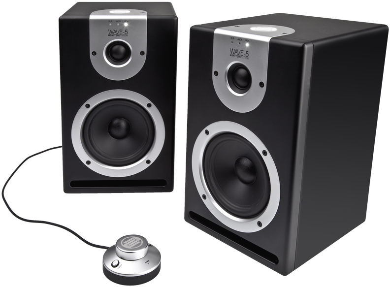 Reloop Wave 5 Desktop Studio Monitors - Reloop Wave 5 (900x900), Png Download