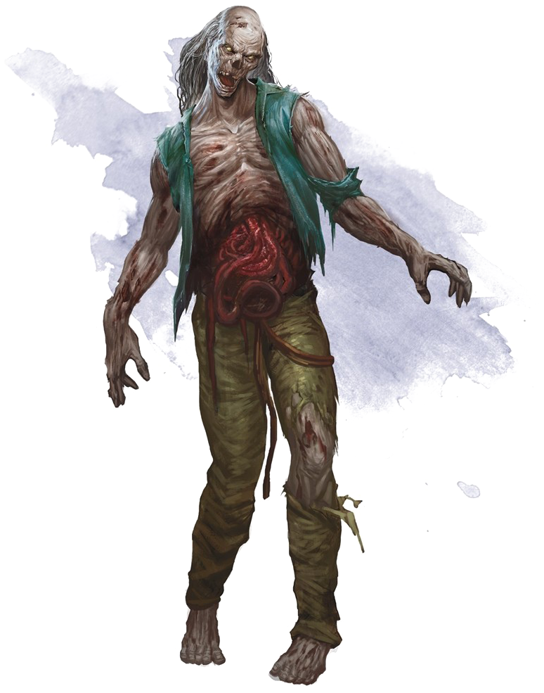 Undead Png Transparent Image - Dungeons And Dragons Zombie (773x1000), Png Download