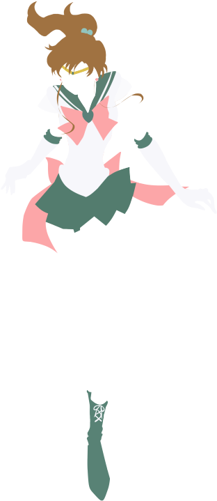 Sailor Jupiter Sailor Moon Sailor Scouts Sailor Soldiers - Siluetas De Sailor Scout (463x750), Png Download