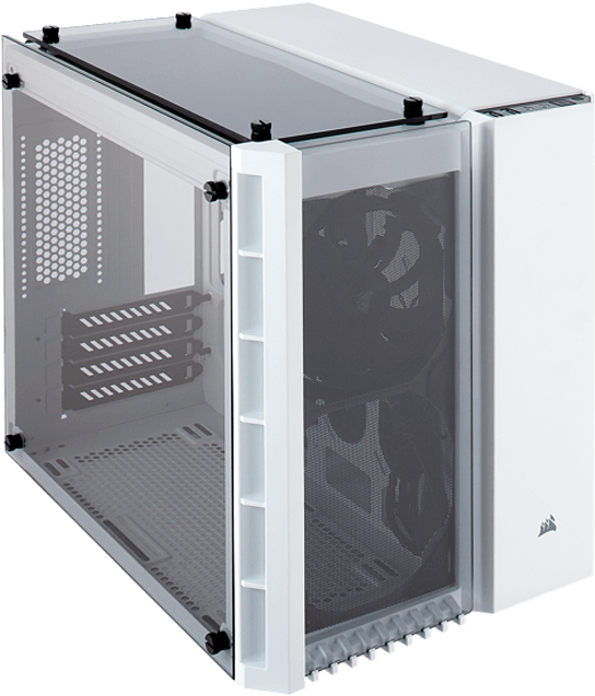 Crystal Series 280x Tempered Glass, No Psu, Microatx, - Micro Atx Case Tempered Glass (700x700), Png Download