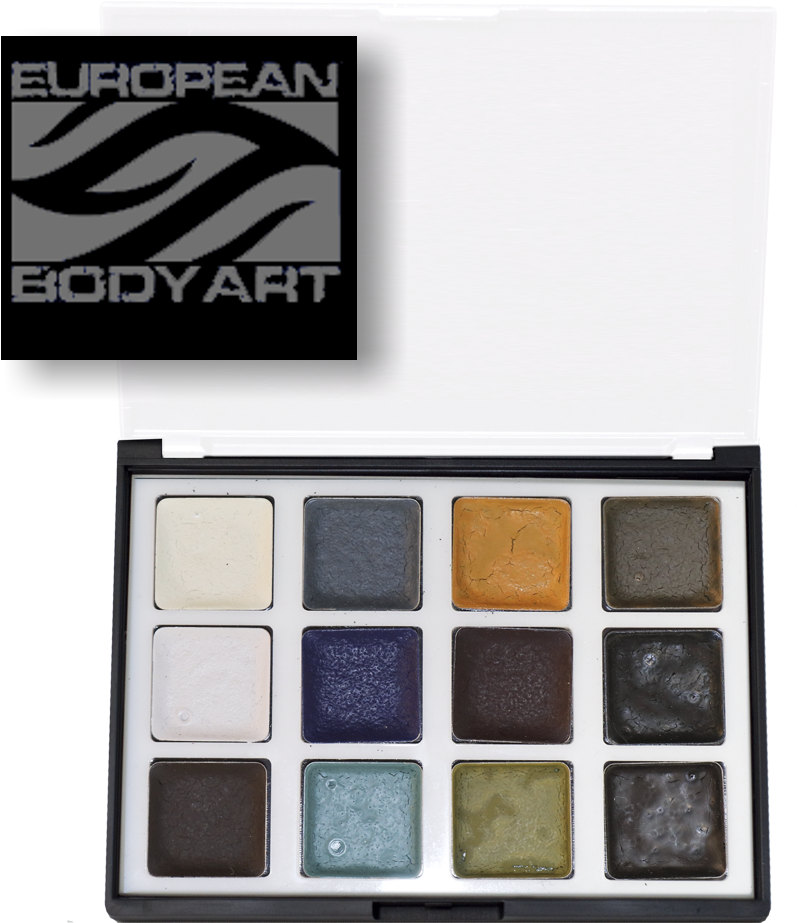Undead Alcohol Activated Skin Tone Makeup Palette By - European Body Art Encore Palette, Master Undead (940x940), Png Download