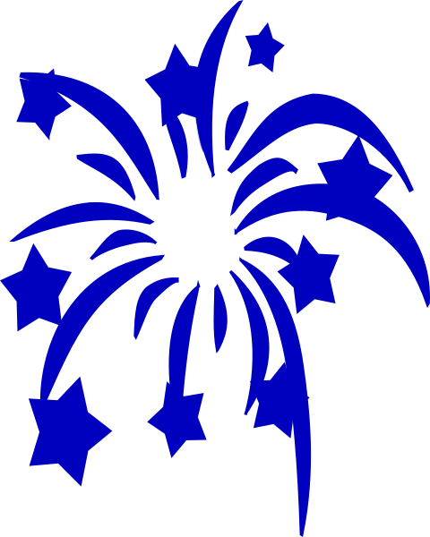 Clip Art Fire Work (480x600), Png Download