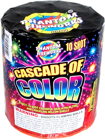 Cascade Of Color 10 Shot - Drink (500x500), Png Download