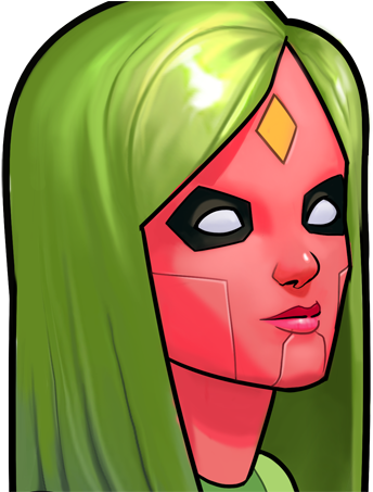 Viv Vision From Marvel Avengers Academy 001 - Vision (508x452), Png Download