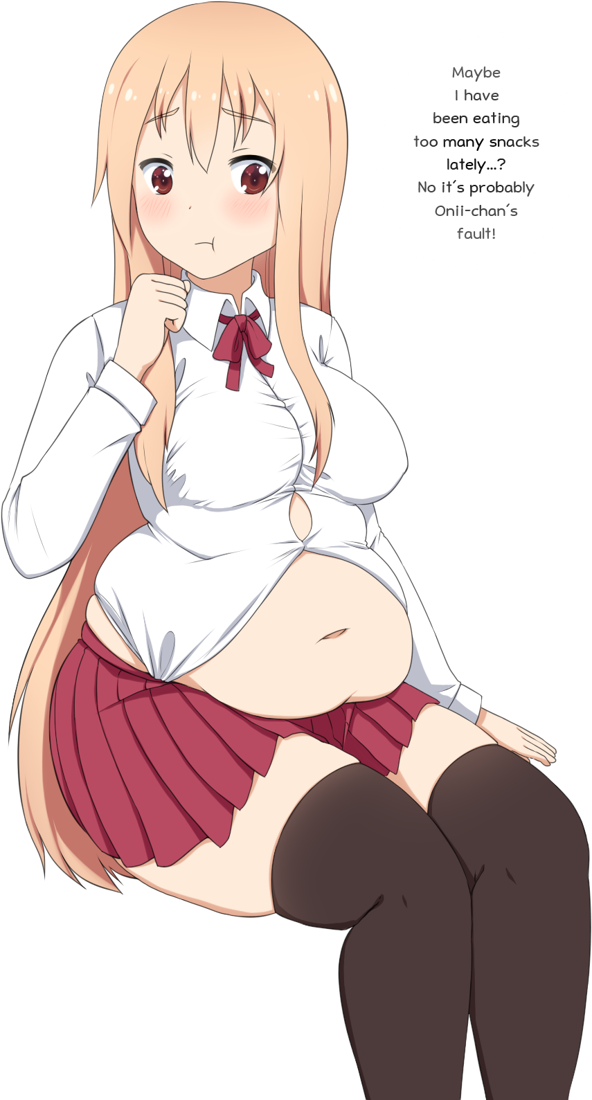 Umaru , - Himouto Umaru Chan Fat (874x1608), Png Download