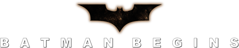 Batman Begins Image - Batman Begins Movie Logo (800x310), Png Download