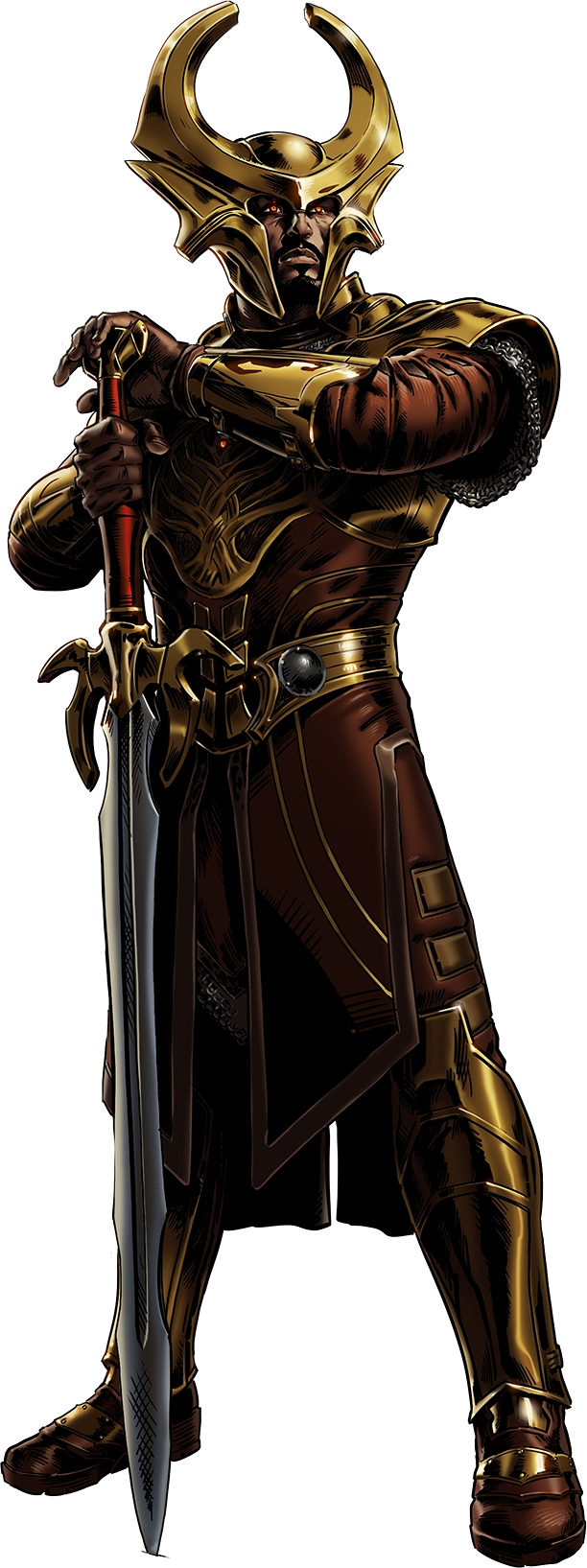 Brother Of Sif And Steadfast Friend Of Thor, Heimdall - Marvel Heimdall Png (612x1635), Png Download
