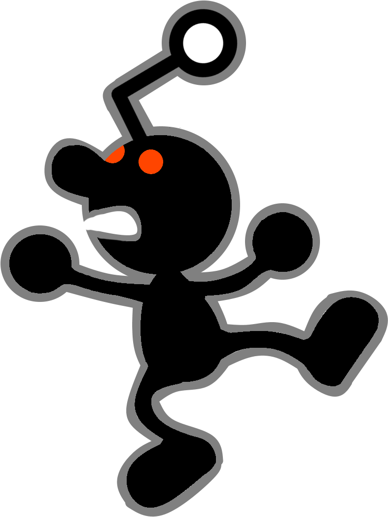 Game & Watch - Mr Game & Watch (1020x1275), Png Download