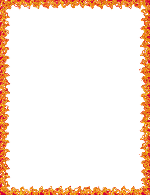 Fire Frame, Hope You Like - Frame Fire (309x400), Png Download