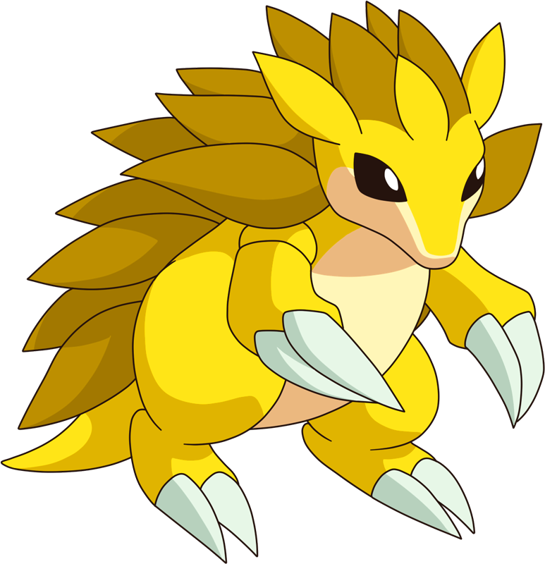Pokemon Shiny-sandslash Is A Fictional Character Of (773x800), Png Download