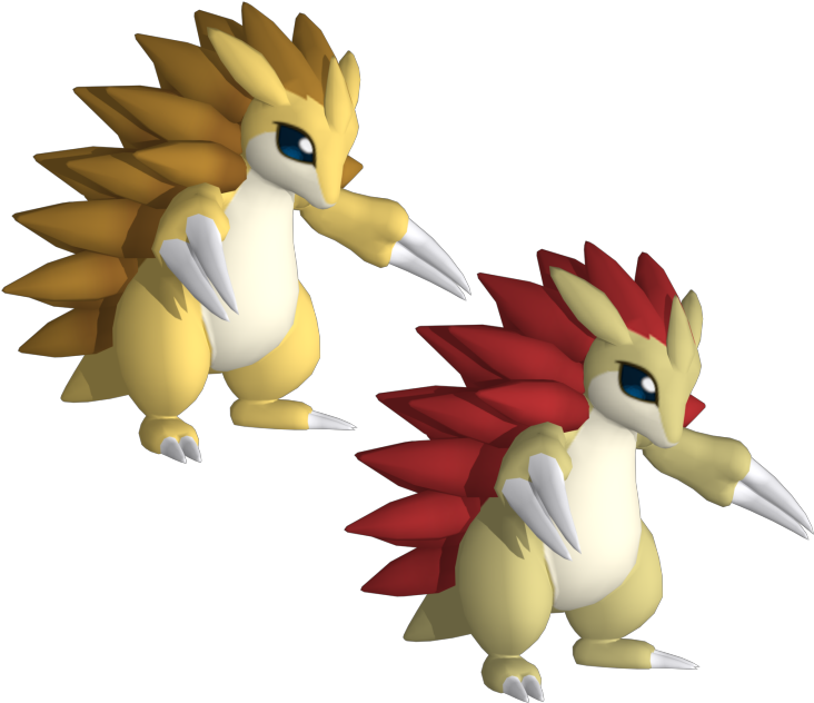 Download Zip Archive - Pokemon Sandslash 3d (750x650), Png Download