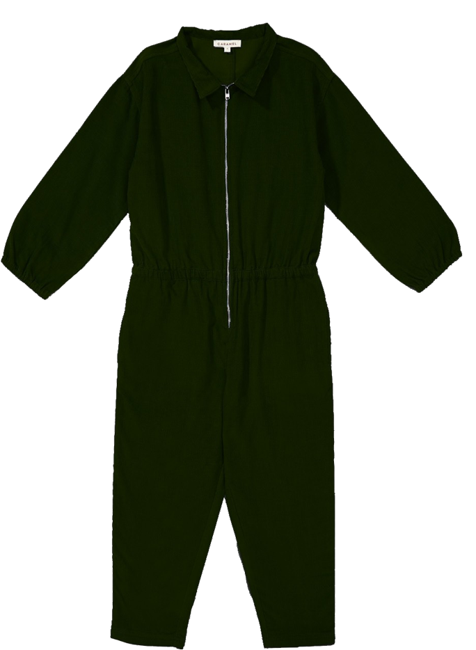 Caramel Baby And Child Zebra Green Jumpsuit - Clothing (1000x1000), Png Download