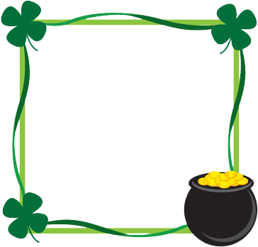 Border - Pot Of Gold Border (363x363), Png Download