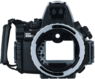 U/w Housing For The Canon Eos 650d/700d/eos Rebel T4i/t5i - Canon 600d Underwater Housing (389x324), Png Download