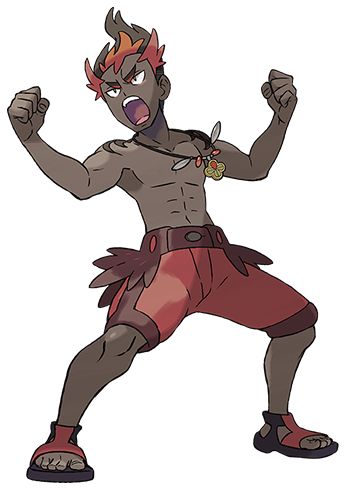 Lana, Mallow, Sophocles And Kiawe Respectively - Pokemon Sun And Moon Personajes (500x500), Png Download