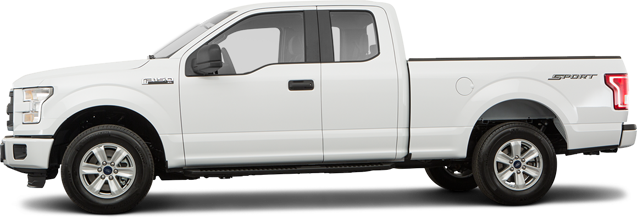 Xl 2016 Ford F-150 Truck Xl - 2018 White Ford F150 (637x220), Png Download