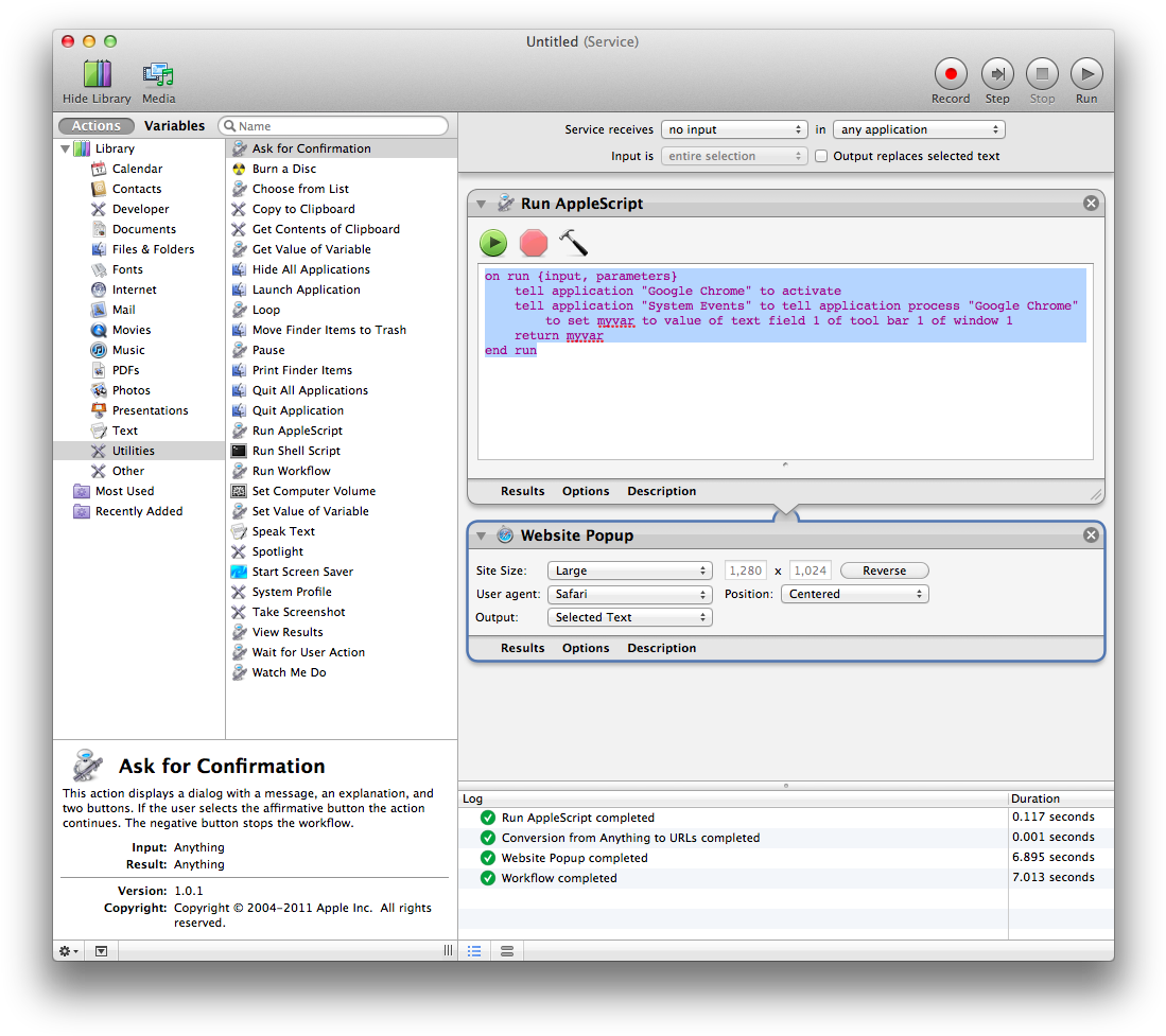 Enter Image Description Here - Automator (1114x992), Png Download