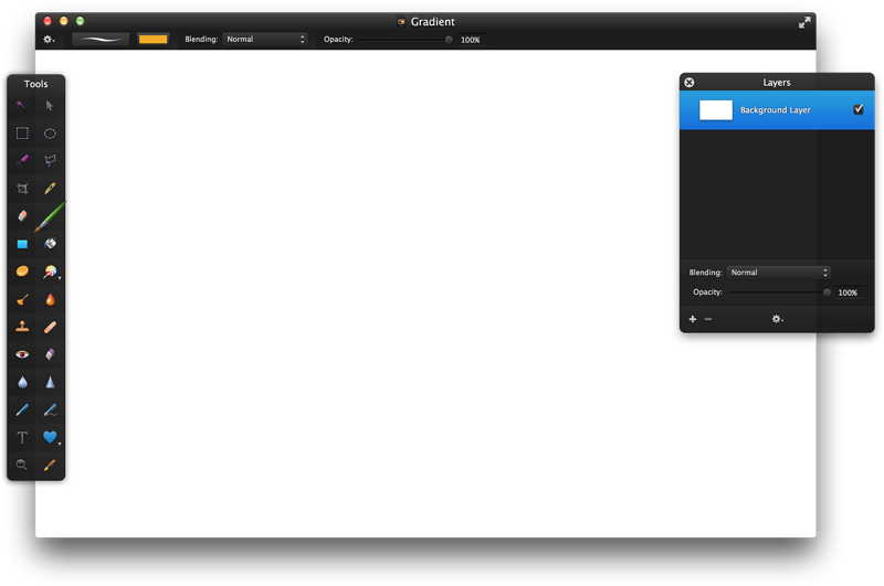 The Gradient Tool - Gradient Tool Pixelmator (800x531), Png Download