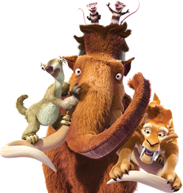 Ice Age Png - Telemundo Ice Age (359x378), Png Download
