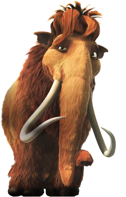 Ice Age Png - Mammouth Age De Glace (500x688), Png Download