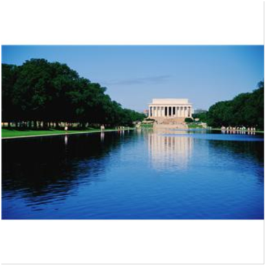 Lincoln Memorial - Washington Monument (420x420), Png Download
