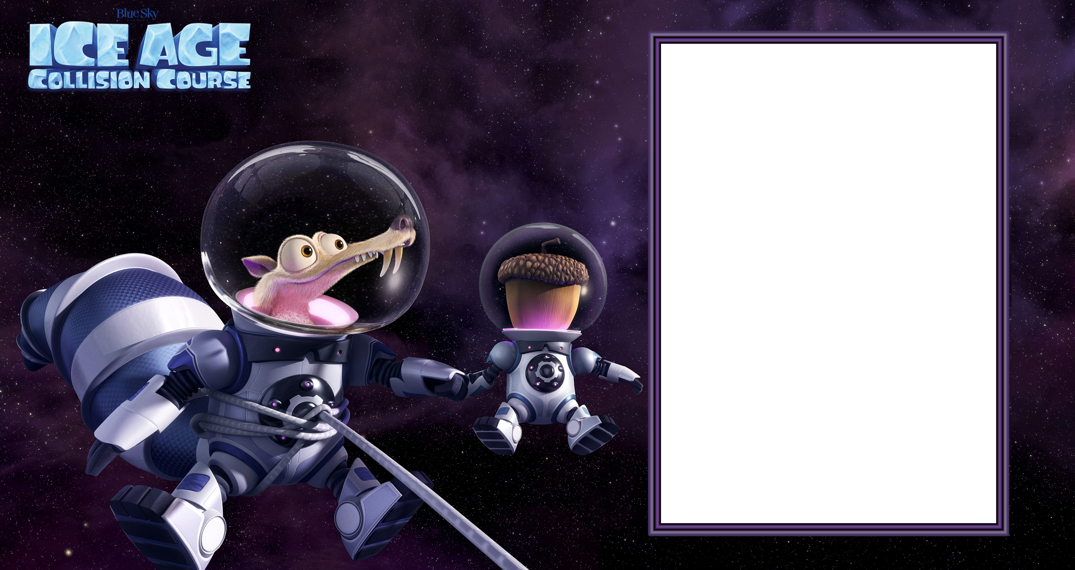 Ice Age Collision Course Frame (4199x2227), Png Download
