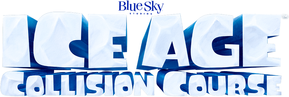 Collision Course Logo Simple Sojourns - Ice Age Title Png (1074x513), Png Download
