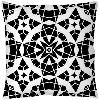 Black And White Lace, Geometric Seamless Pattern Throw - Stock Illustration (400x400), Png Download