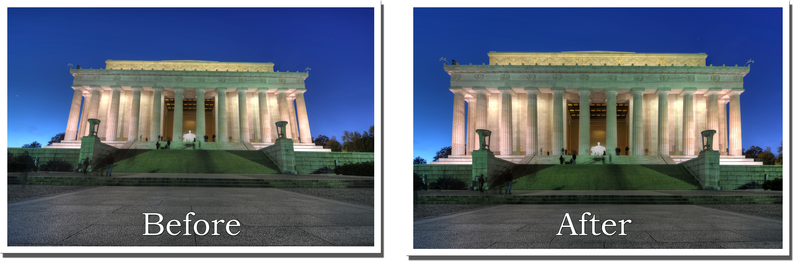 Lincoln Memorial, Washington, Dc - Lincoln Memorial (3189x1080), Png Download