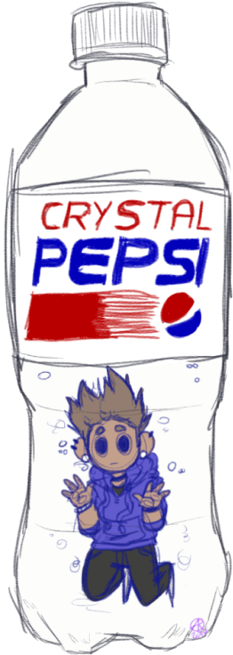 Love Crystal Pepsi - Pepsi Crystal - 20 Fl Oz Bottle (391x750), Png Download