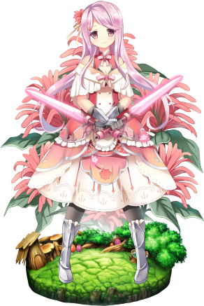 Base - Flower Knight Girl Sangobana (329x467), Png Download