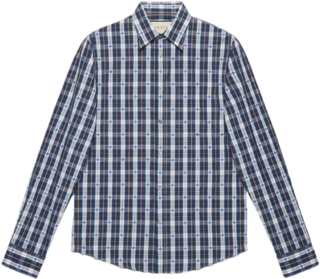 Gucci Bee Fil Coupé Duke Shirt - Gucci Bee Fil Coupé Duke Shirt Size 14.5 (499x463), Png Download