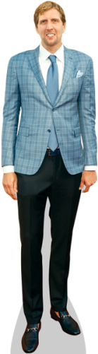 Dirk Nowitzki - Blue (450x500), Png Download