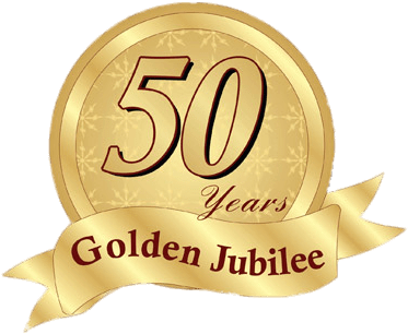 Golden Jubilee Badge Png - 50 Years Golden Jubilee Logo Png (501x312), Png Download