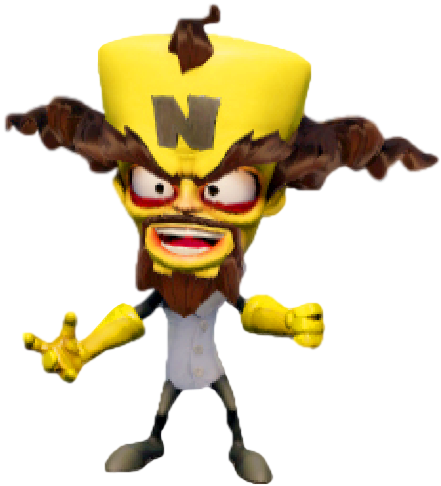 Neo Periwinkle Cortex - Crash Bandicoot Dr Neo Cortex (441x486), Png Download