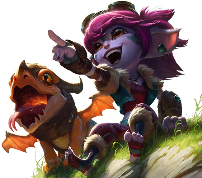 Dragon Trainer Tristana Splash Art (1024x576), Png Download