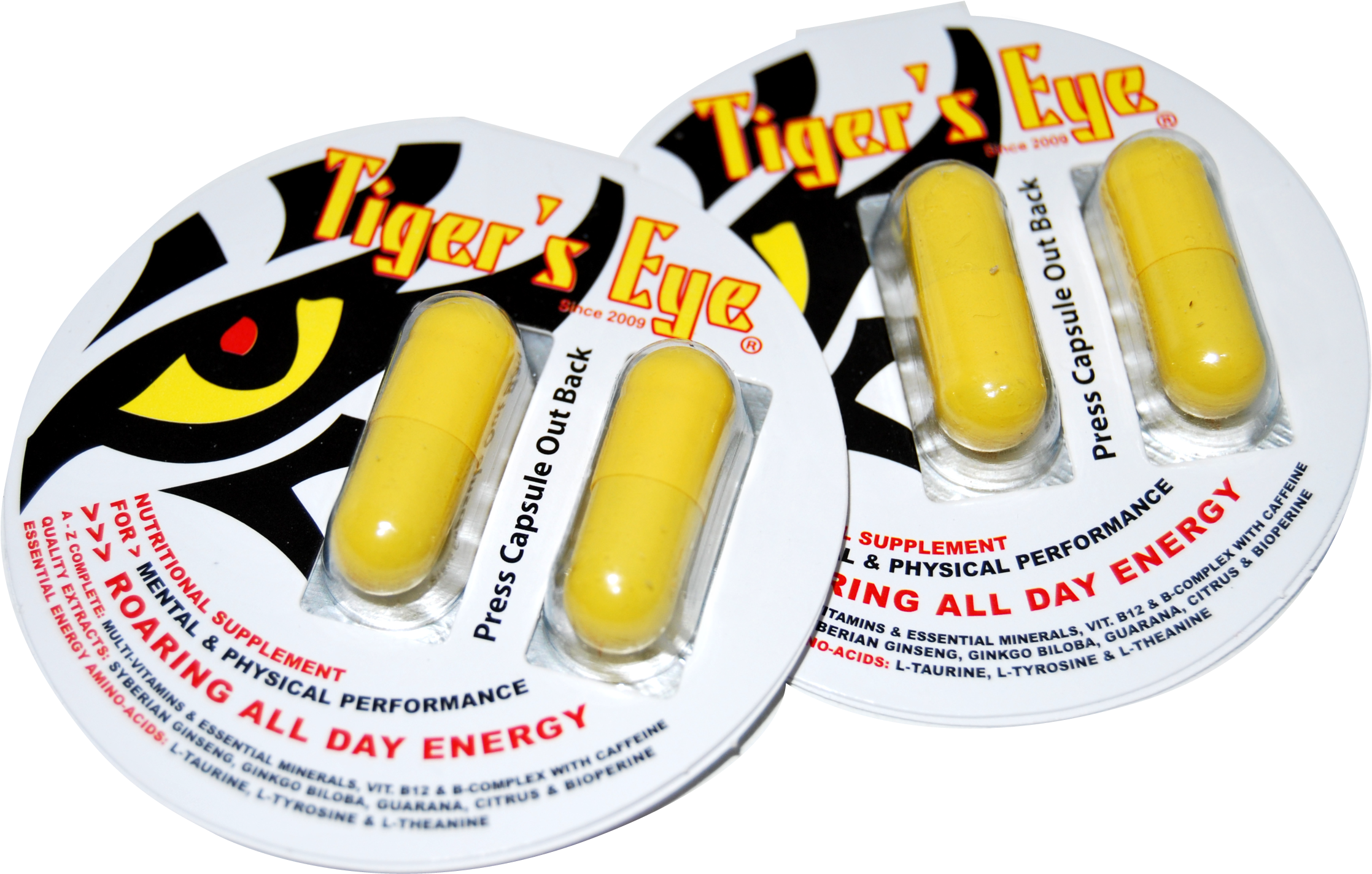 Tigers Eye Energy Capsules (2330x1930), Png Download